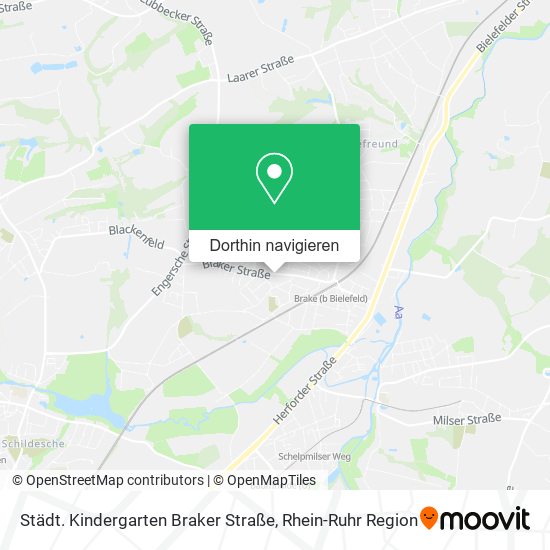Städt. Kindergarten Braker Straße Karte