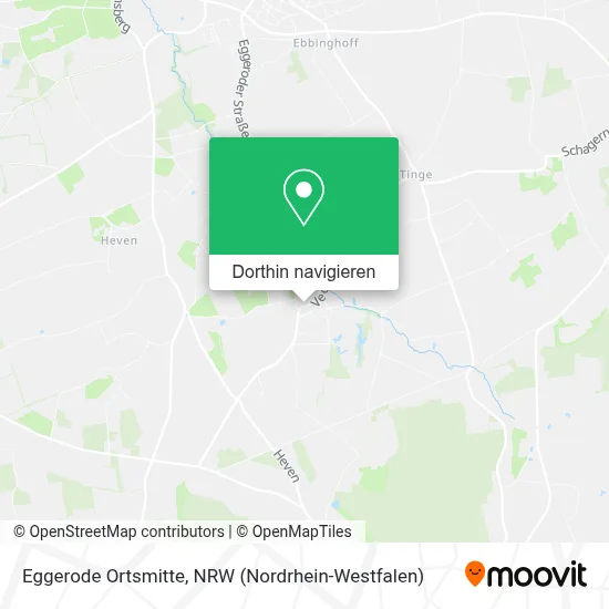 Eggerode Ortsmitte Karte