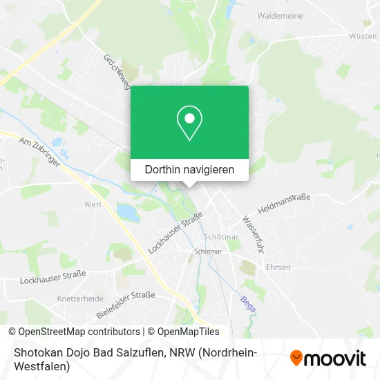 Shotokan Dojo Bad Salzuflen Karte