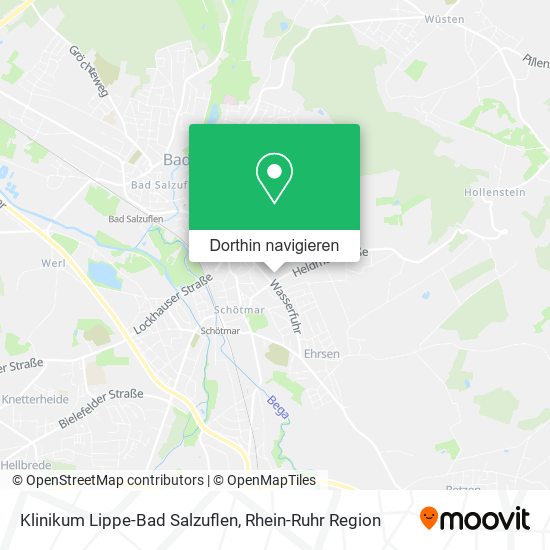 Klinikum Lippe-Bad Salzuflen Karte