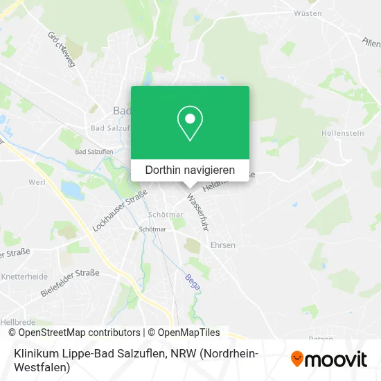 Klinikum Lippe-Bad Salzuflen Karte