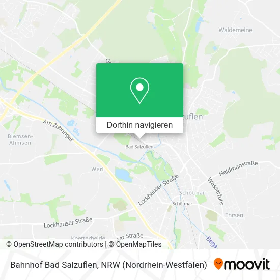 Bahnhof Bad Salzuflen Karte