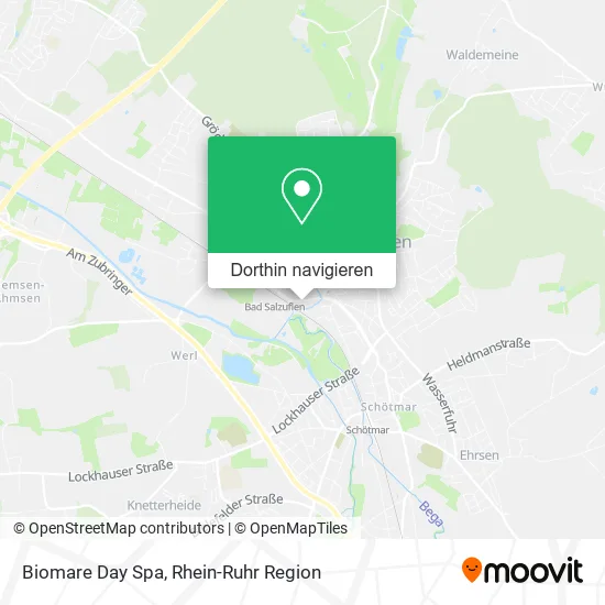 Biomare Day Spa Karte