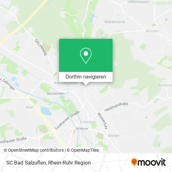 SC Bad Salzuflen Karte