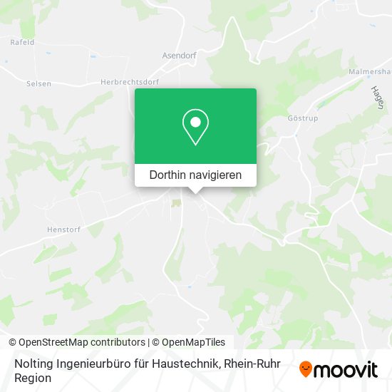 Nolting Ingenieurbüro für Haustechnik Karte