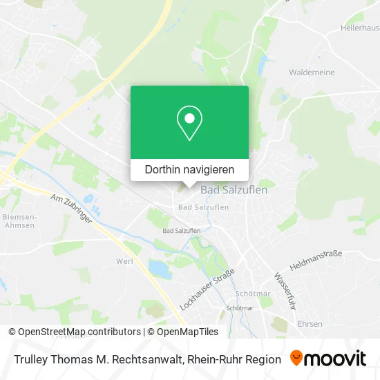 Trulley Thomas M. Rechtsanwalt Karte