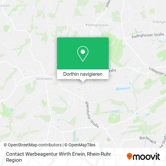 Contact Werbeagentur Wirth Erwin Karte