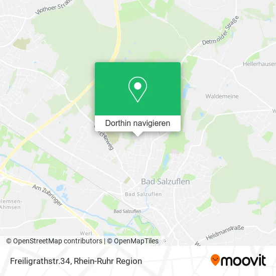 Freiligrathstr.34 Karte