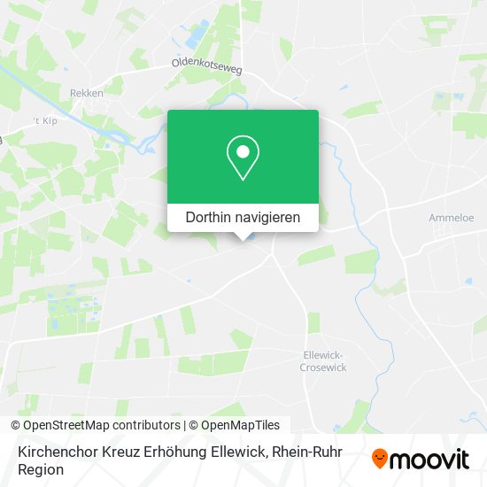 Kirchenchor Kreuz Erhöhung Ellewick Karte