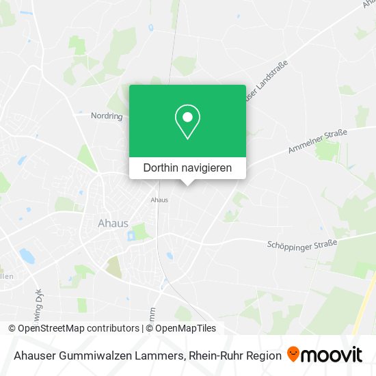 Ahauser Gummiwalzen Lammers Karte