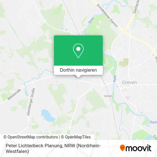 Peter Lichterbeck Planung Karte