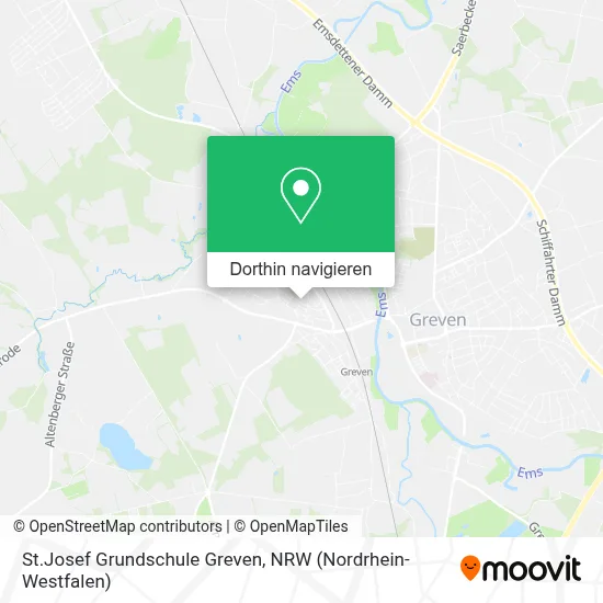 St.Josef Grundschule Greven Karte