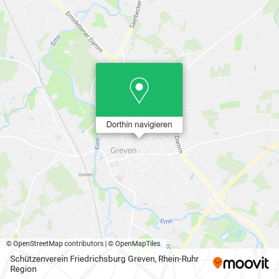 Schützenverein Friedrichsburg Greven Karte