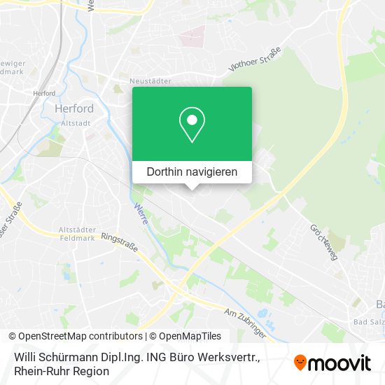 Willi Schürmann Dipl.Ing. ING Büro Werksvertr. Karte