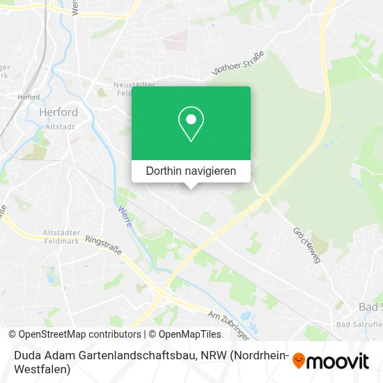 Duda Adam Gartenlandschaftsbau Karte