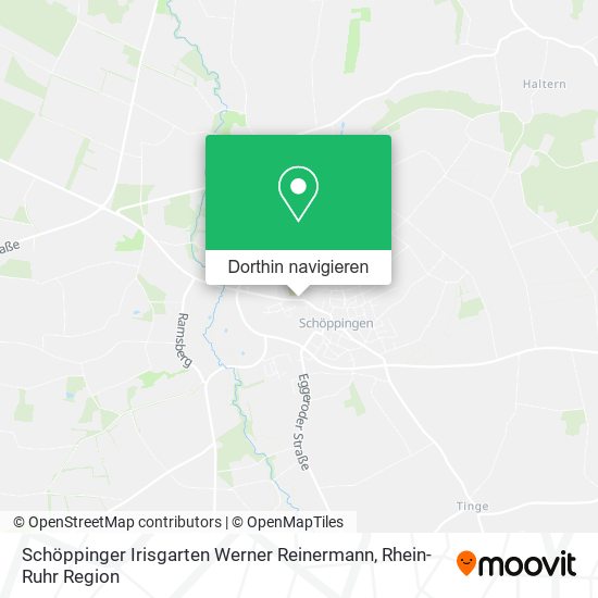 Schöppinger Irisgarten Werner Reinermann Karte