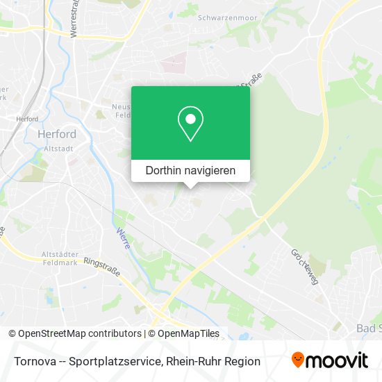 Tornova -- Sportplatzservice Karte