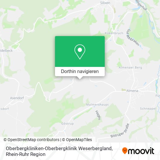 Oberbergkliniken-Oberbergklinik Weserbergland Karte