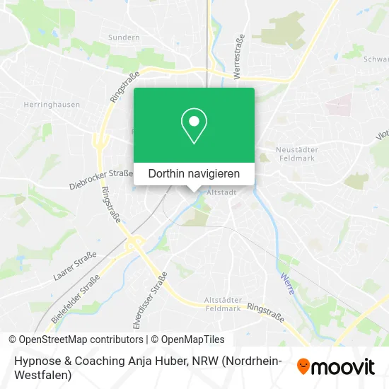 Hypnose & Coaching Anja Huber Karte