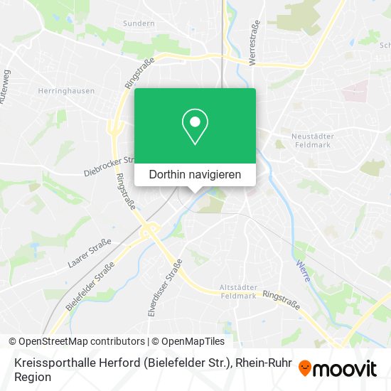 Kreissporthalle Herford (Bielefelder Str.) Karte