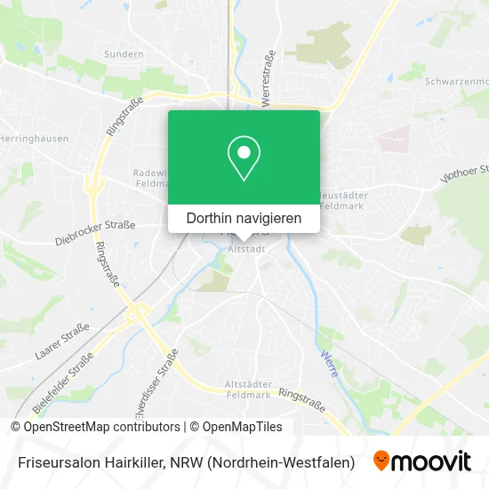 Friseursalon Hairkiller Karte