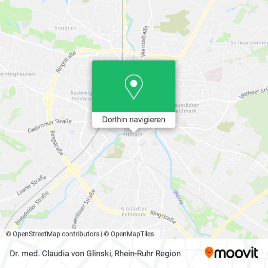 Dr. med. Claudia von Glinski Karte
