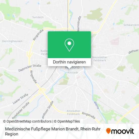 Medizinische Fußpflege Marion Brandt Karte