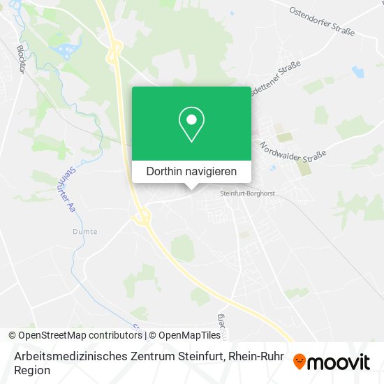Arbeitsmedizinisches Zentrum Steinfurt Karte