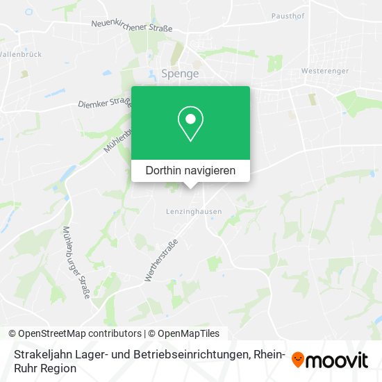 Strakeljahn Lager- und Betriebseinrichtungen Karte