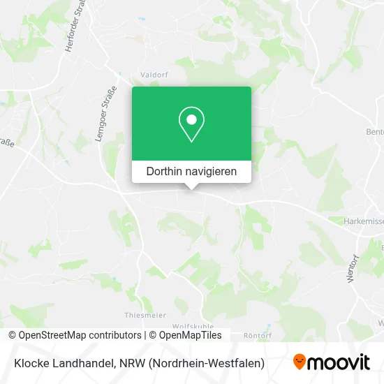 Klocke Landhandel Karte