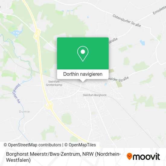 Borghorst Meerstr/Bws-Zentrum Karte