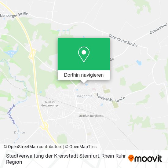 Stadtverwaltung der Kreisstadt Steinfurt Karte