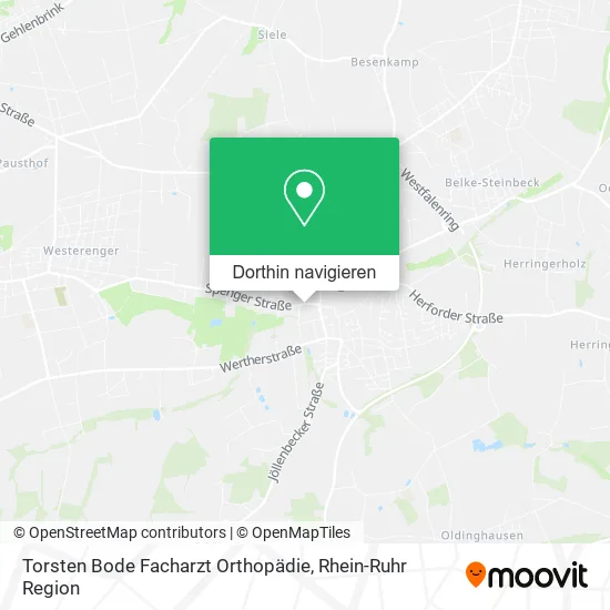 Torsten Bode Facharzt Orthopädie Karte