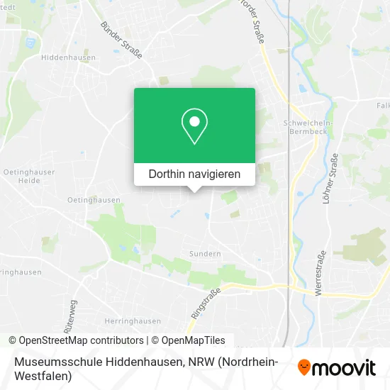 Museumsschule Hiddenhausen Karte