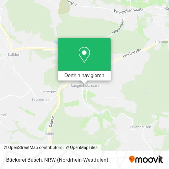 Bäckerei Busch Karte