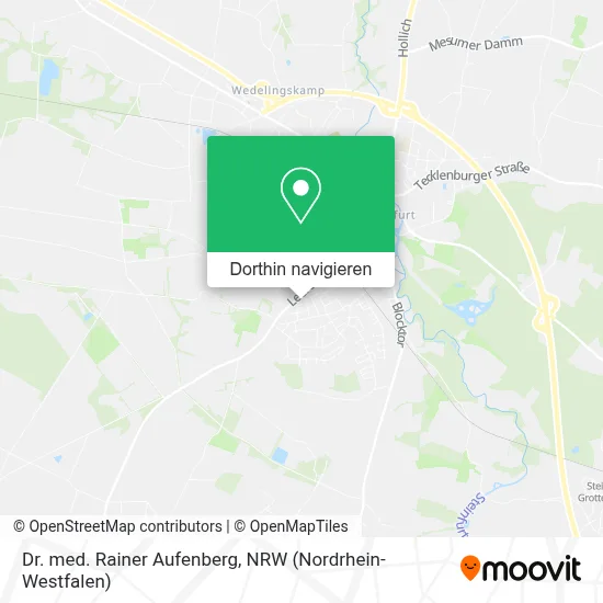 Dr. med. Rainer Aufenberg Karte
