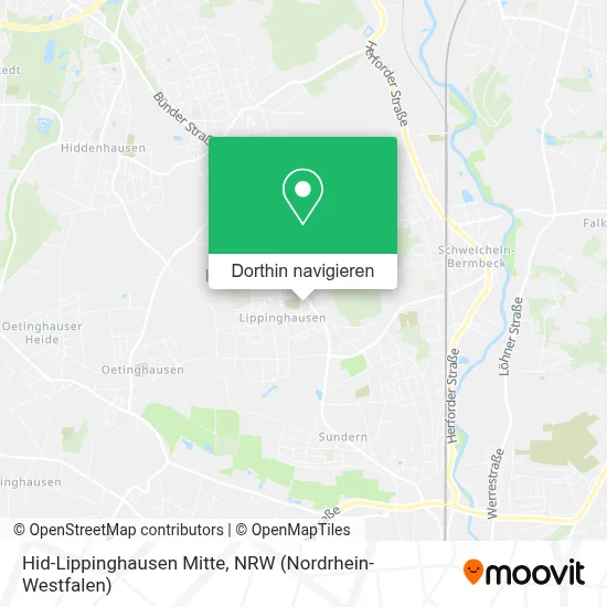 Hid-Lippinghausen Mitte Karte