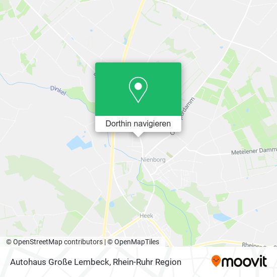 Autohaus Große Lembeck Karte