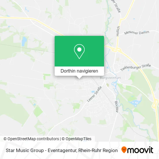 Star Music Group - Eventagentur Karte