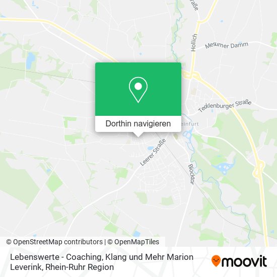Lebenswerte - Coaching, Klang und Mehr Marion Leverink Karte