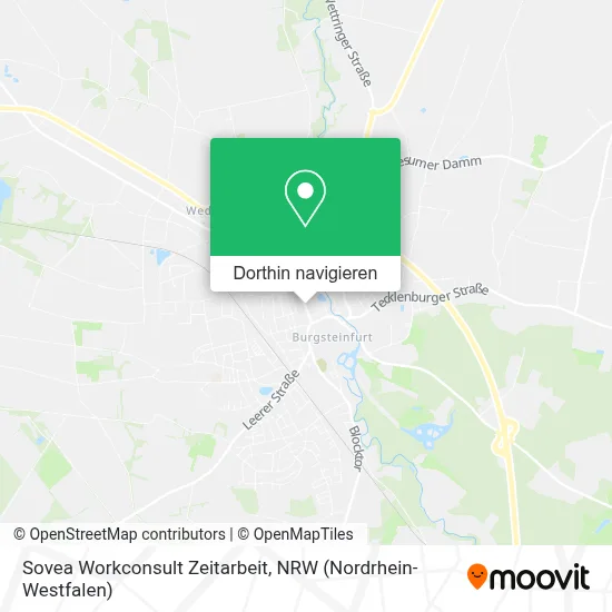 Sovea Workconsult Zeitarbeit Karte