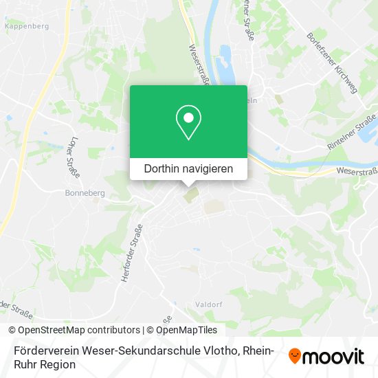 Förderverein Weser-Sekundarschule Vlotho Karte