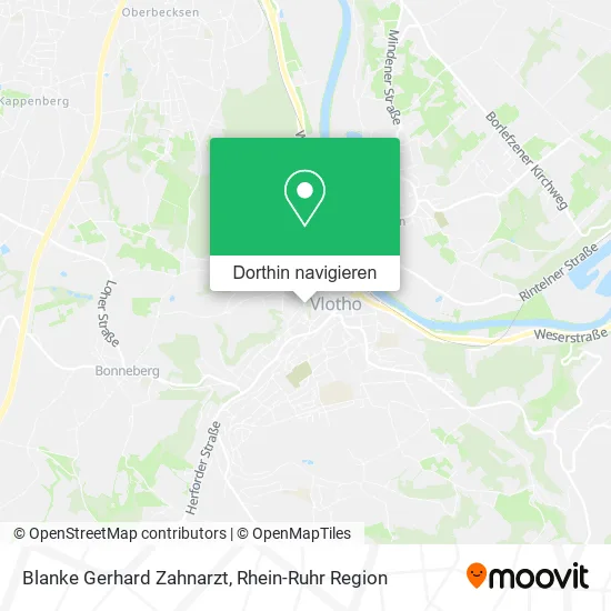 Blanke Gerhard Zahnarzt Karte