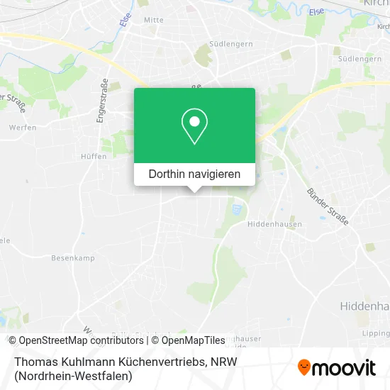 Thomas Kuhlmann Küchenvertriebs Karte