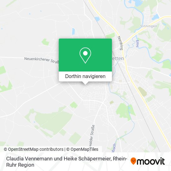 Claudia Vennemann und Heike Schäpermeier Karte