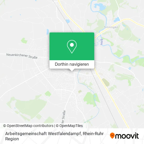 Arbeitsgemeinschaft Westfalendampf Karte