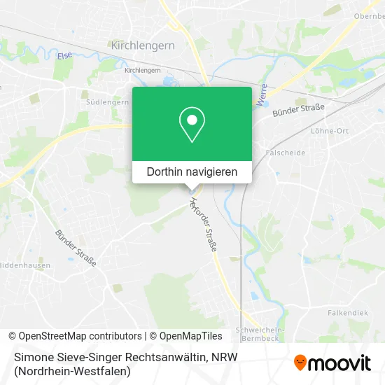 Simone Sieve-Singer Rechtsanwältin Karte