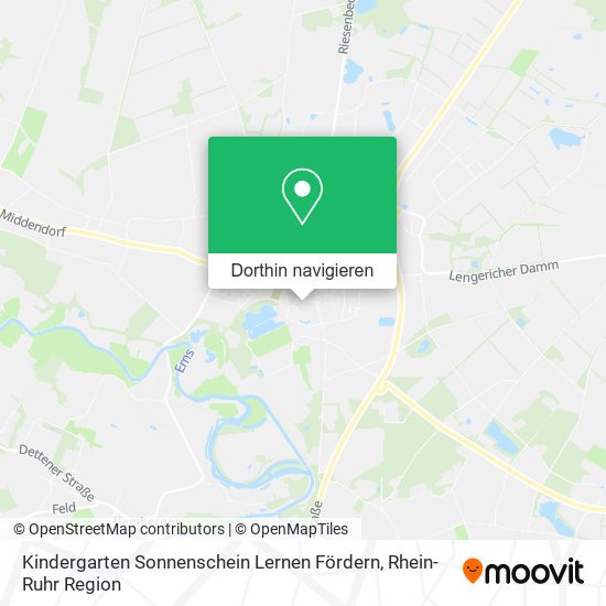 Kindergarten Sonnenschein Lernen Fördern Karte