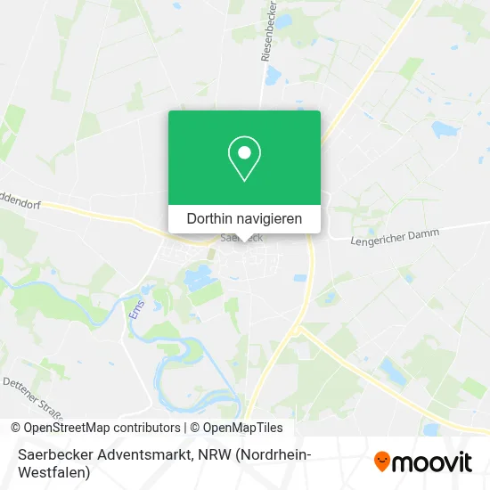 Saerbecker Adventsmarkt Karte