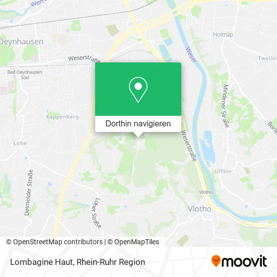 Lombagine Haut Karte